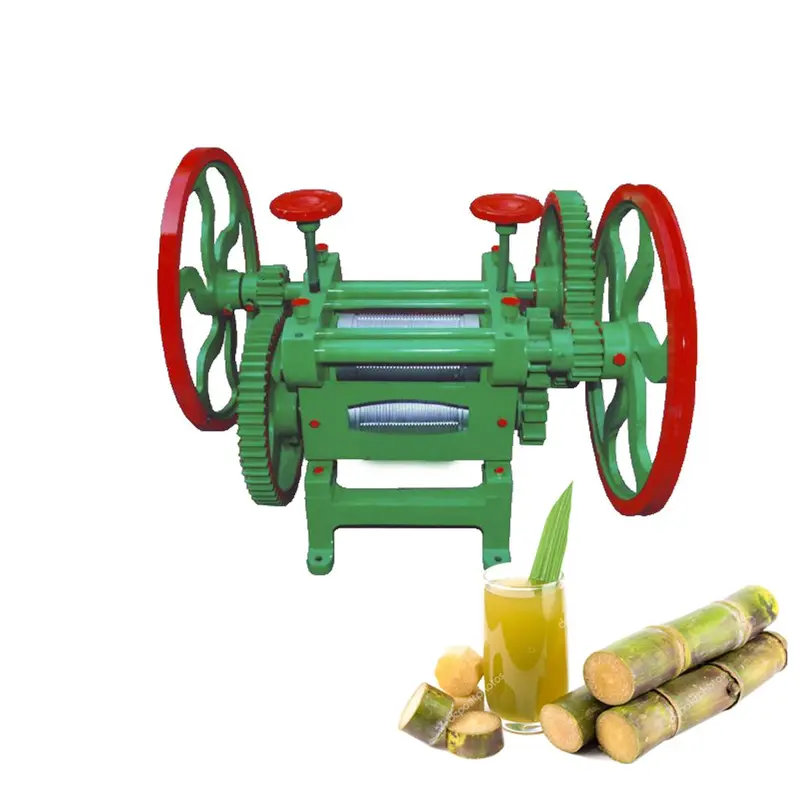 Heavy Duty Gear Type Manual Sugarcane Juice Machine, Deluxe Model